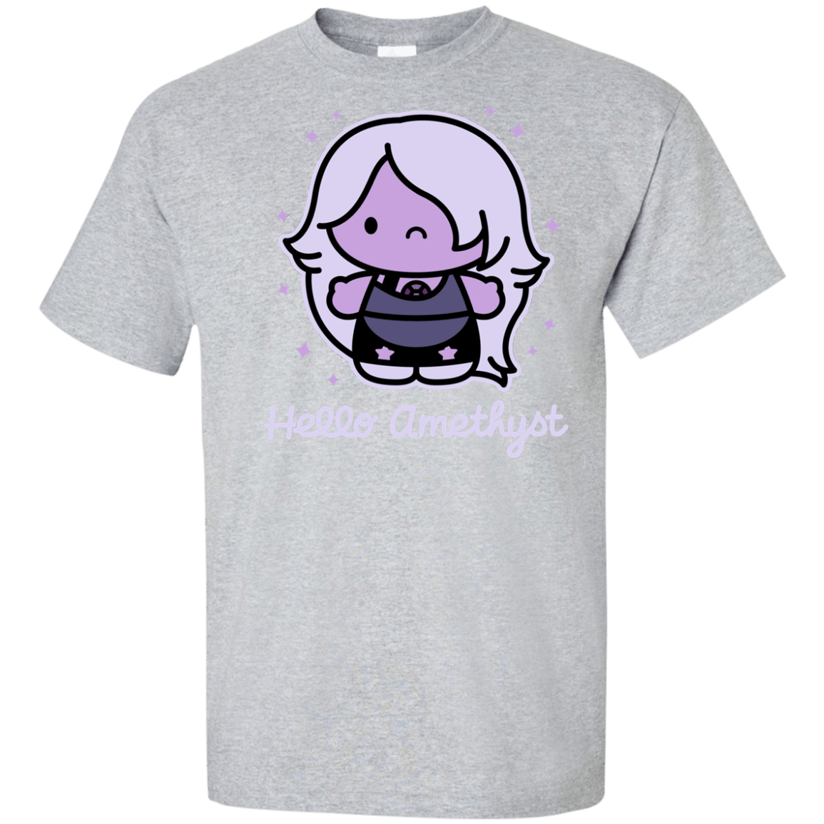 T-Shirts Sport Grey / XLT Hello Amethyst Tall T-Shirt