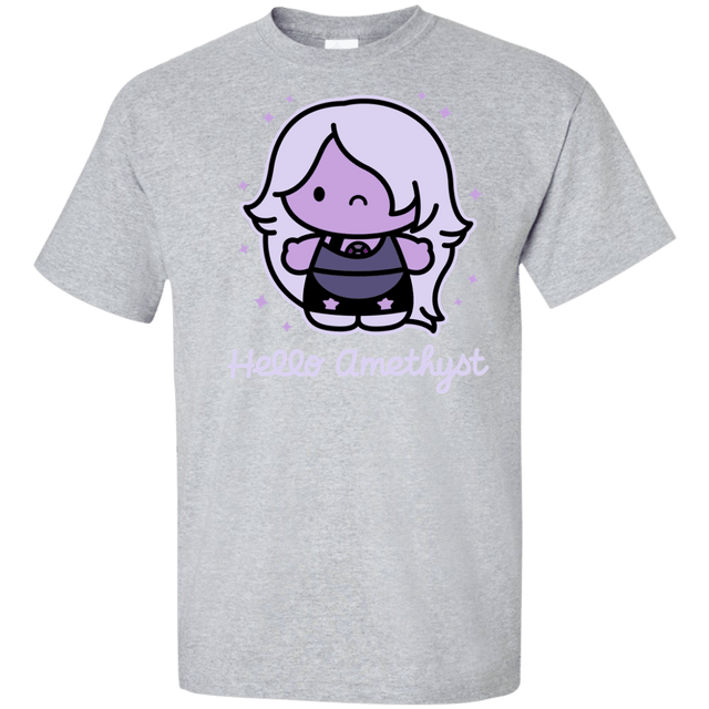 T-Shirts Sport Grey / XLT Hello Amethyst Tall T-Shirt