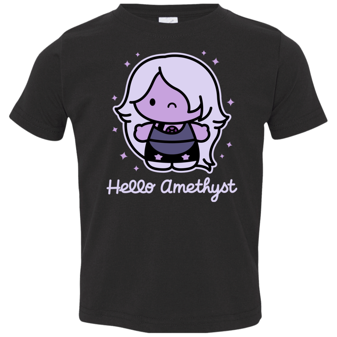 T-Shirts Black / 2T Hello Amethyst Toddler Premium T-Shirt