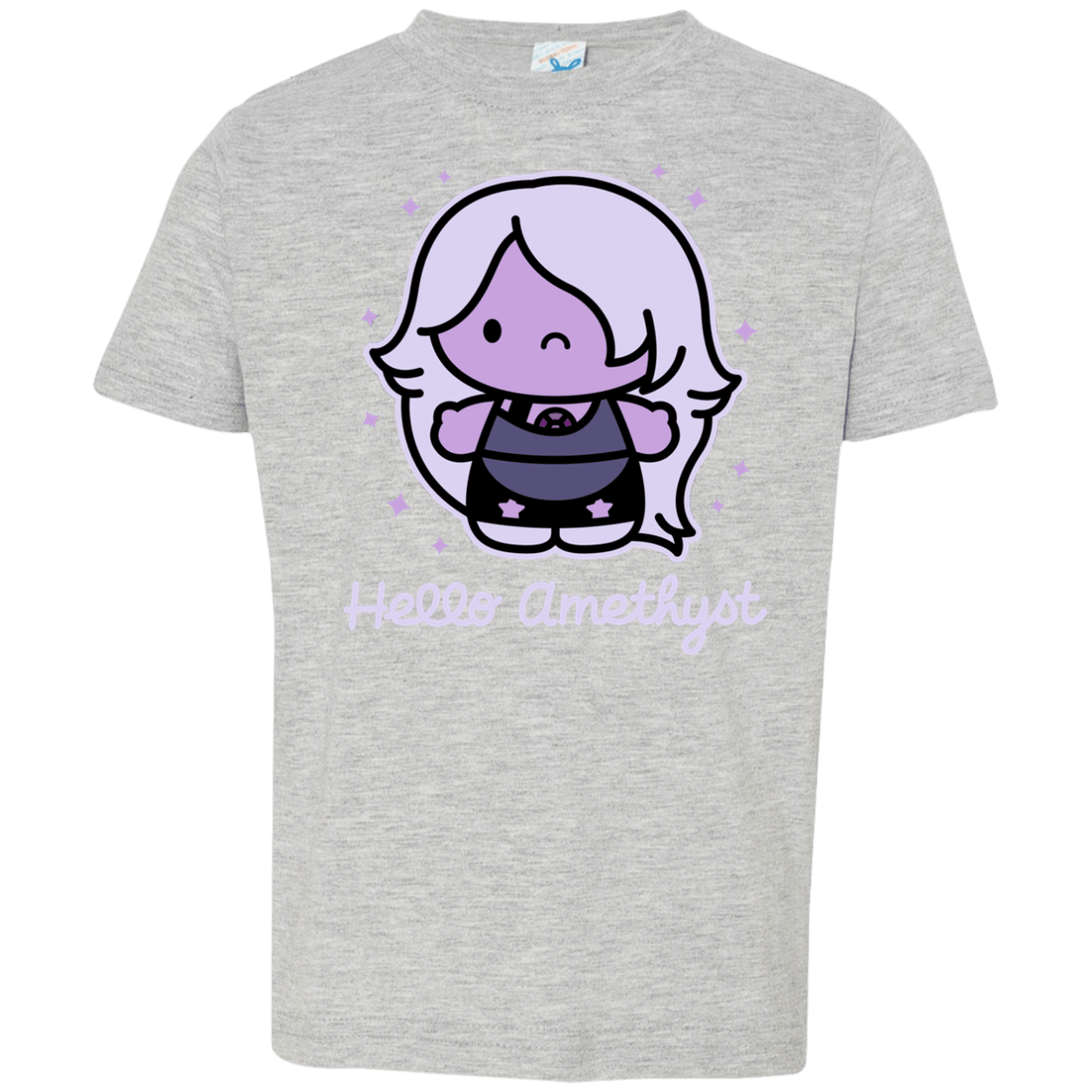 T-Shirts Heather Grey / 2T Hello Amethyst Toddler Premium T-Shirt