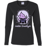 T-Shirts Black / S Hello Amethyst Women's Long Sleeve T-Shirt