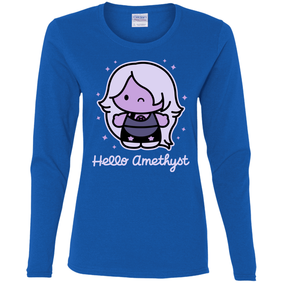 T-Shirts Royal / S Hello Amethyst Women's Long Sleeve T-Shirt