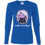 T-Shirts Royal / S Hello Amethyst Women's Long Sleeve T-Shirt