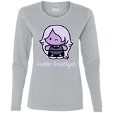 T-Shirts Sport Grey / S Hello Amethyst Women's Long Sleeve T-Shirt