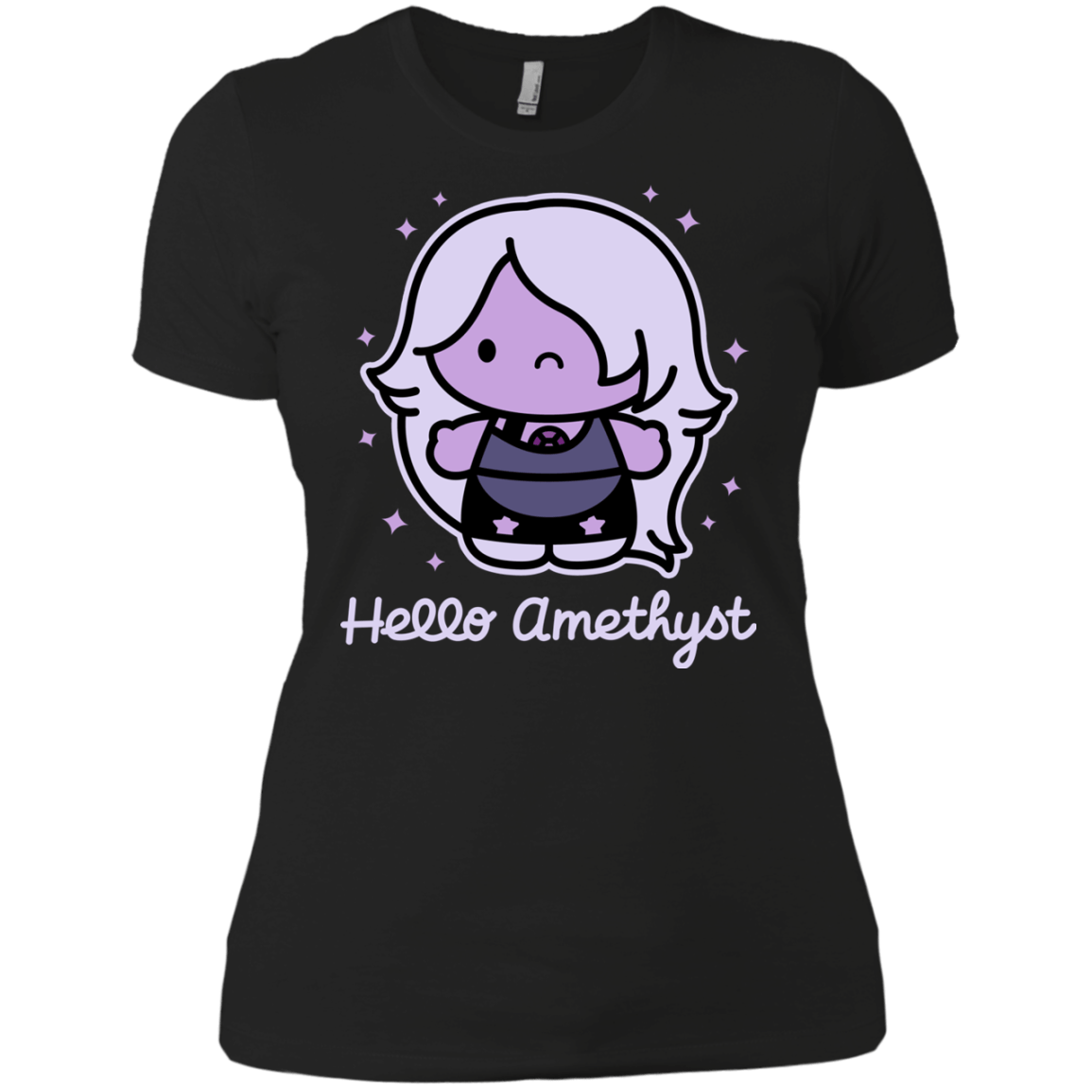 T-Shirts Black / X-Small Hello Amethyst Women's Premium T-Shirt