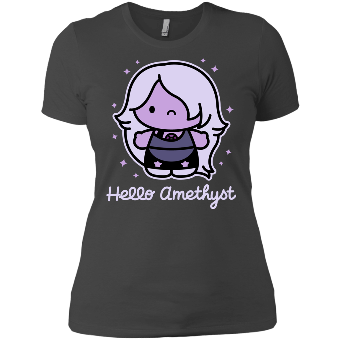 T-Shirts Heavy Metal / X-Small Hello Amethyst Women's Premium T-Shirt