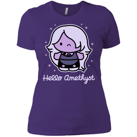 T-Shirts Purple Rush/ / X-Small Hello Amethyst Women's Premium T-Shirt