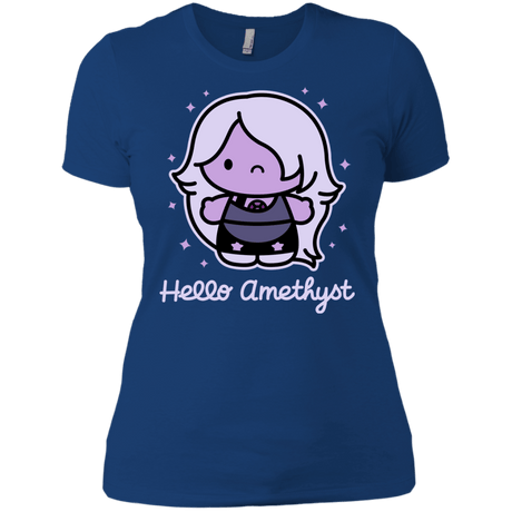 T-Shirts Royal / X-Small Hello Amethyst Women's Premium T-Shirt