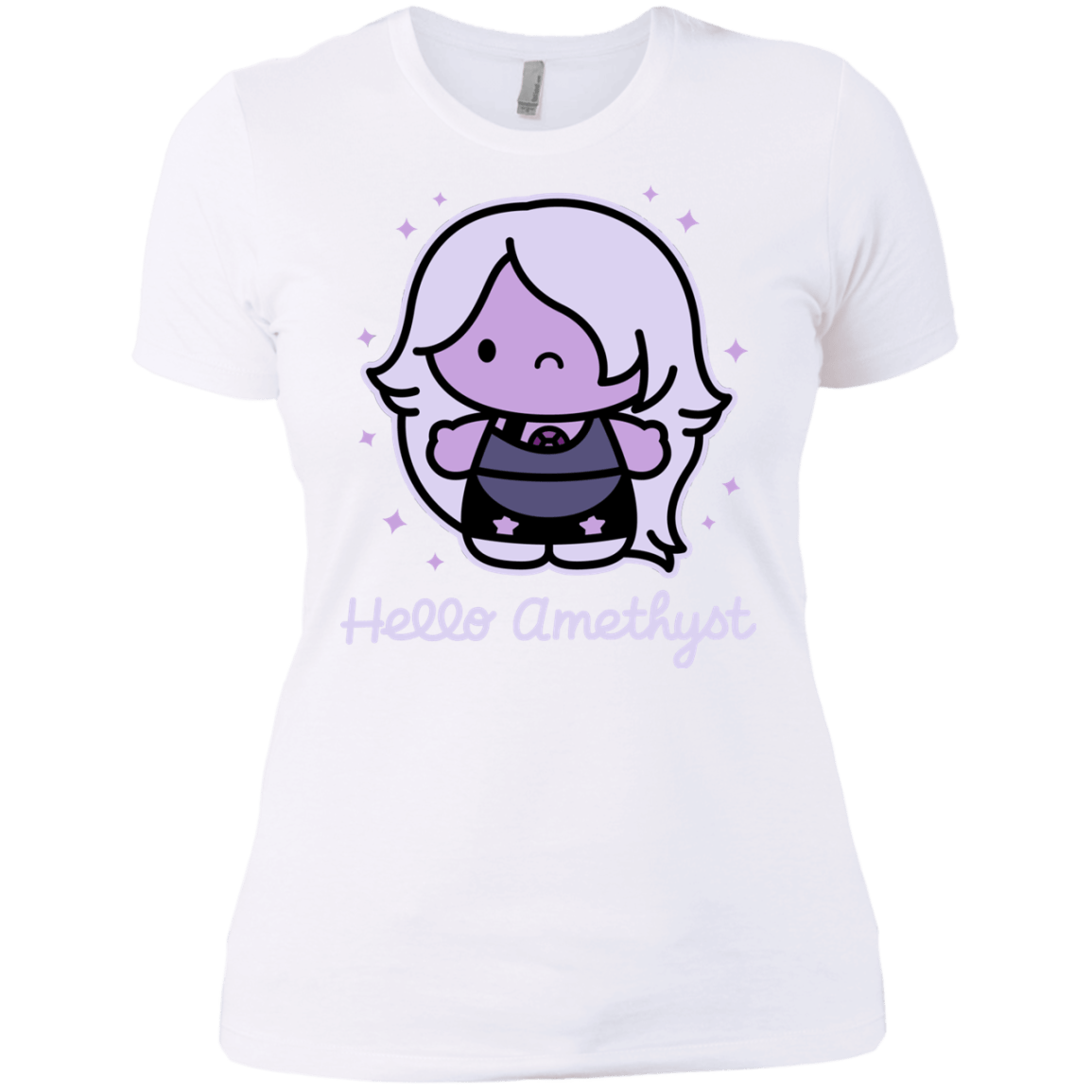 T-Shirts White / X-Small Hello Amethyst Women's Premium T-Shirt