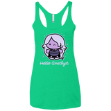 T-Shirts Envy / X-Small Hello Amethyst Women's Triblend Racerback Tank
