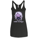 T-Shirts Vintage Black / X-Small Hello Amethyst Women's Triblend Racerback Tank