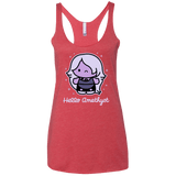 T-Shirts Vintage Red / X-Small Hello Amethyst Women's Triblend Racerback Tank