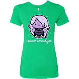 T-Shirts Envy / S Hello Amethyst Women's Triblend T-Shirt