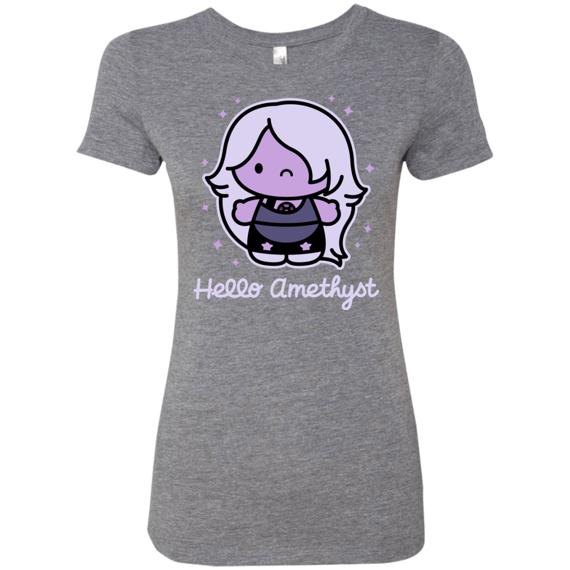 T-Shirts Premium Heather / S Hello Amethyst Women's Triblend T-Shirt