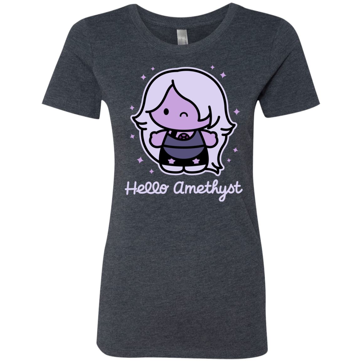 T-Shirts Vintage Navy / S Hello Amethyst Women's Triblend T-Shirt