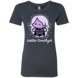 T-Shirts Vintage Navy / S Hello Amethyst Women's Triblend T-Shirt