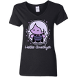 T-Shirts Black / S Hello Amethyst Women's V-Neck T-Shirt