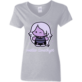 T-Shirts Sport Grey / S Hello Amethyst Women's V-Neck T-Shirt