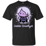 T-Shirts Black / YXS Hello Amethyst Youth T-Shirt