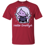 T-Shirts Cardinal / YXS Hello Amethyst Youth T-Shirt