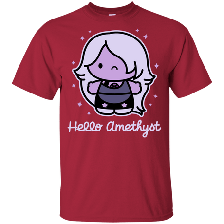 T-Shirts Cardinal / YXS Hello Amethyst Youth T-Shirt