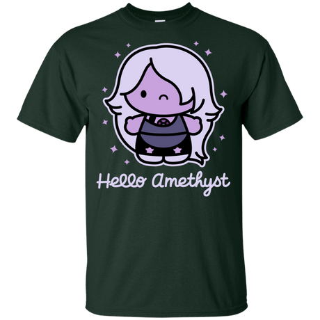 T-Shirts Forest / YXS Hello Amethyst Youth T-Shirt