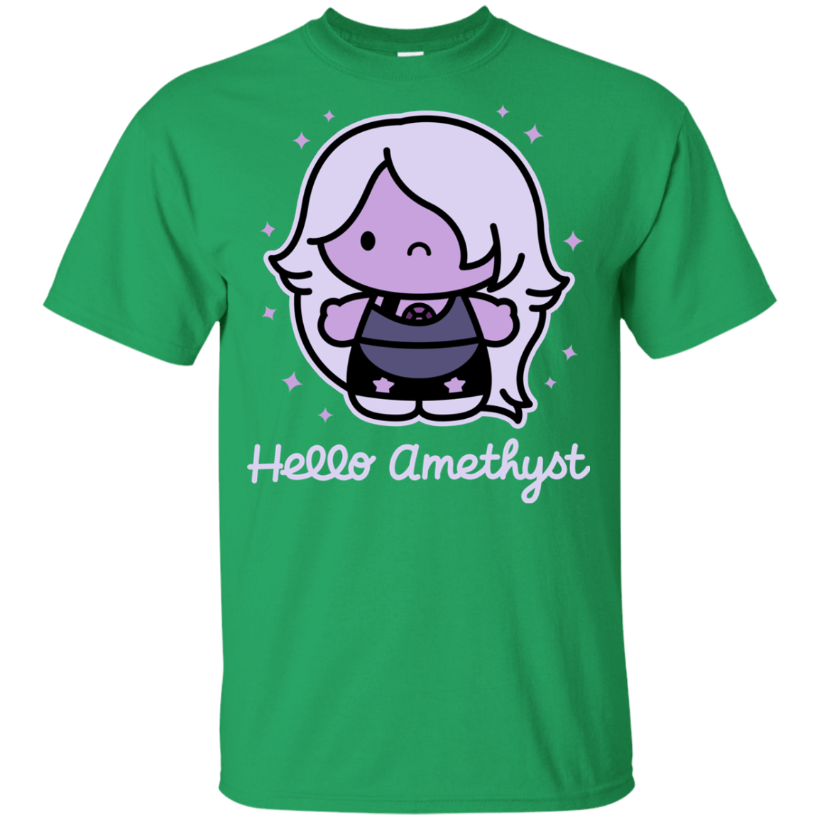 T-Shirts Irish Green / YXS Hello Amethyst Youth T-Shirt