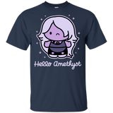 T-Shirts Navy / YXS Hello Amethyst Youth T-Shirt