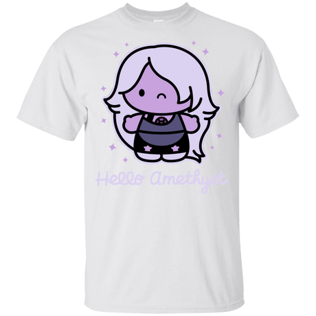 T-Shirts White / YXS Hello Amethyst Youth T-Shirt