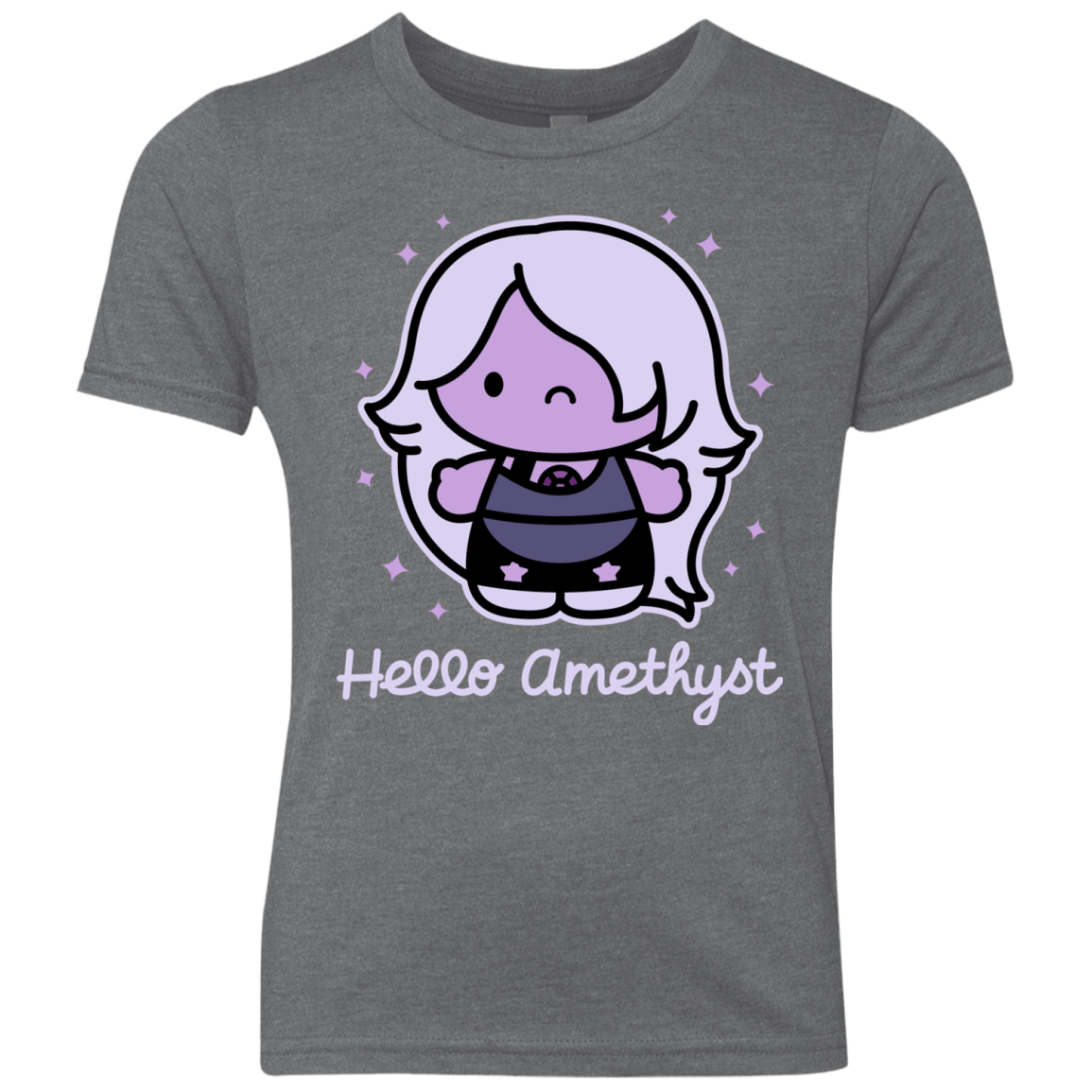T-Shirts Premium Heather / YXS Hello Amethyst Youth Triblend T-Shirt