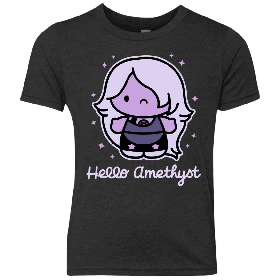T-Shirts Vintage Black / YXS Hello Amethyst Youth Triblend T-Shirt
