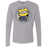 T-Shirts Heather Grey / Small Hello Banana Men's Premium Long Sleeve