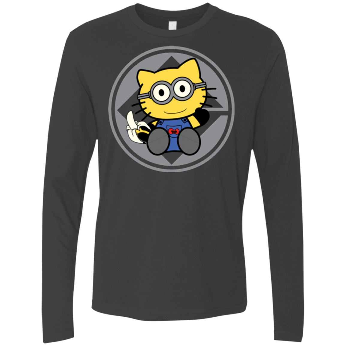 T-Shirts Heavy Metal / Small Hello Banana Men's Premium Long Sleeve