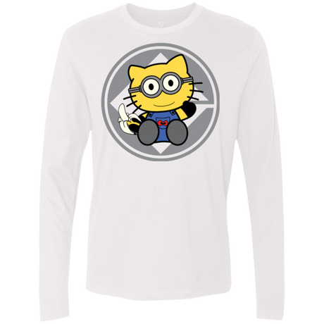 T-Shirts White / Small Hello Banana Men's Premium Long Sleeve