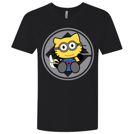T-Shirts Black / X-Small Hello Banana Men's Premium V-Neck