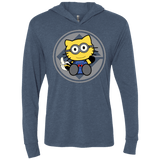 T-Shirts Indigo / X-Small Hello Banana Triblend Long Sleeve Hoodie Tee