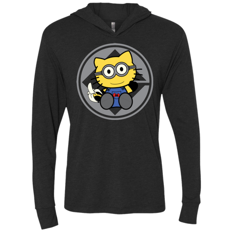 T-Shirts Vintage Black / X-Small Hello Banana Triblend Long Sleeve Hoodie Tee