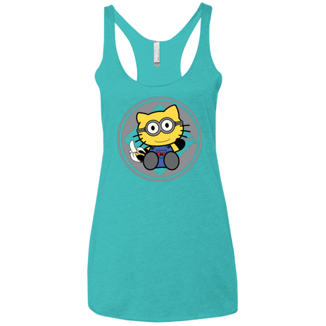 T-Shirts Tahiti Blue / X-Small Hello Banana Women's Triblend Racerback Tank