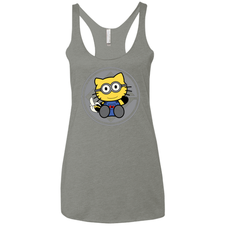 T-Shirts Venetian Grey / X-Small Hello Banana Women's Triblend Racerback Tank