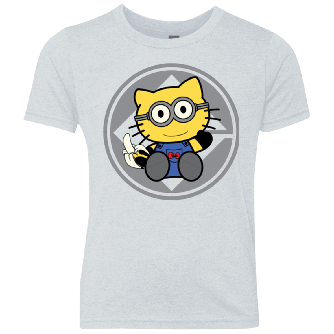 T-Shirts Heather White / YXS Hello Banana Youth Triblend T-Shirt