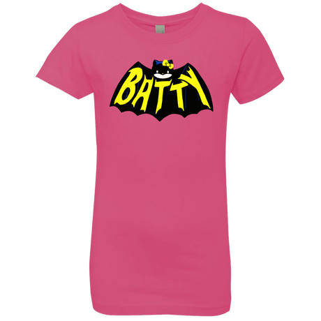 T-Shirts Hot Pink / YXS Hello Batty Girls Premium T-Shirt