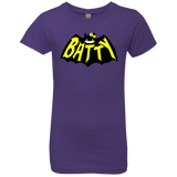 T-Shirts Purple Rush / YXS Hello Batty Girls Premium T-Shirt