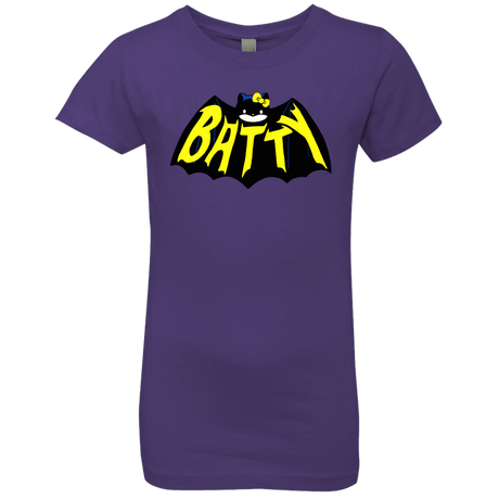 T-Shirts Purple Rush / YXS Hello Batty Girls Premium T-Shirt