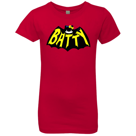 T-Shirts Red / YXS Hello Batty Girls Premium T-Shirt