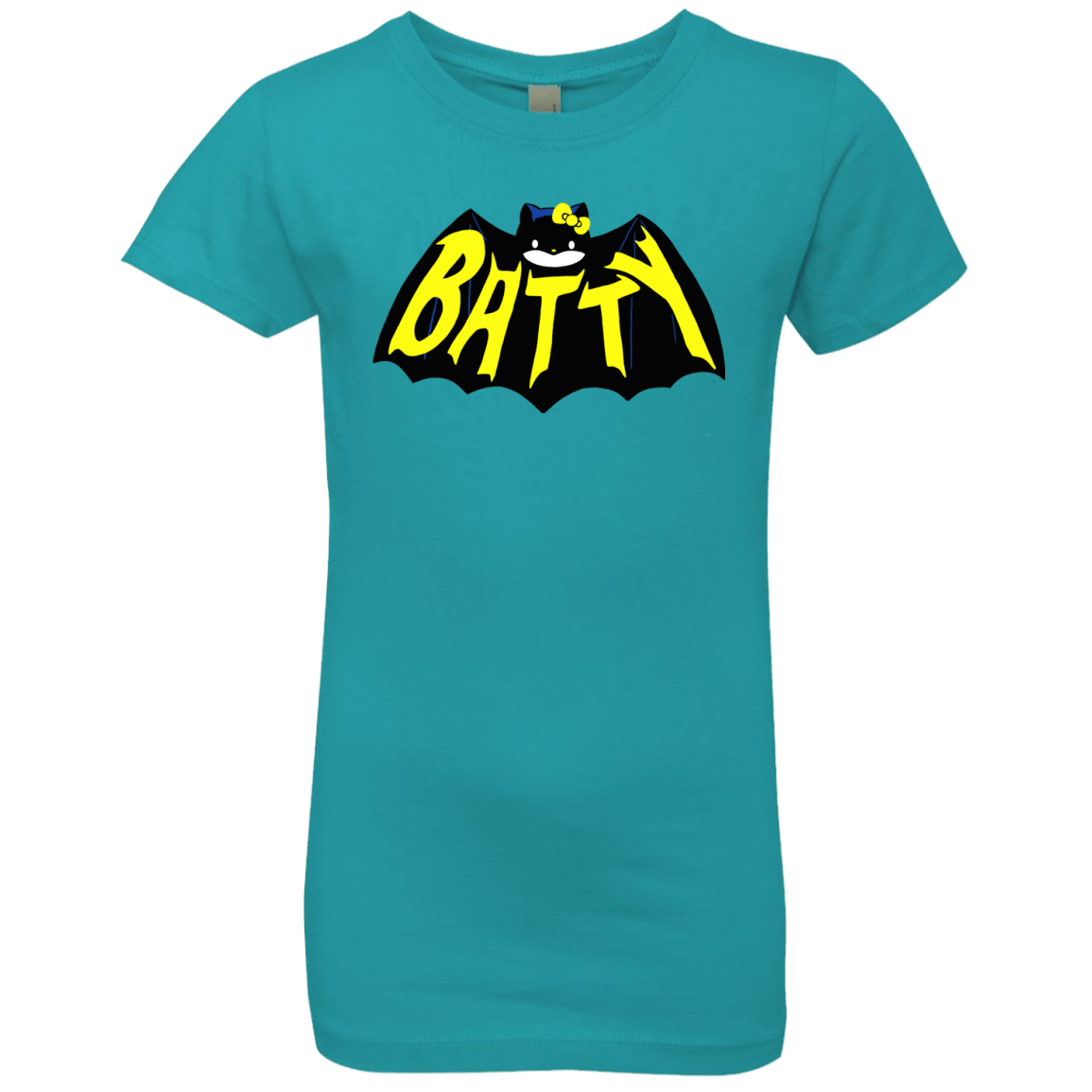 T-Shirts Tahiti Blue / YXS Hello Batty Girls Premium T-Shirt