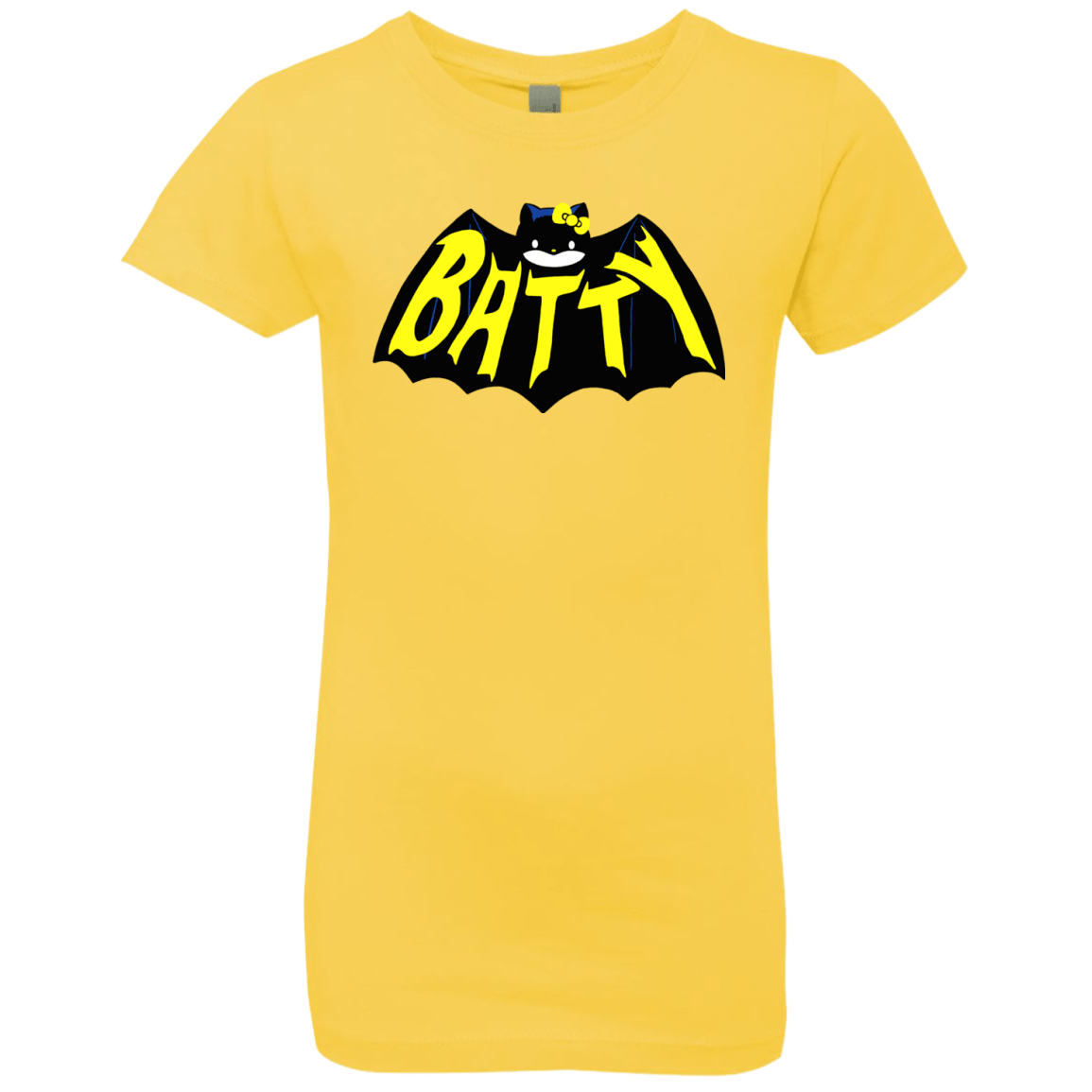 T-Shirts Vibrant Yellow / YXS Hello Batty Girls Premium T-Shirt