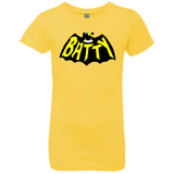 T-Shirts Vibrant Yellow / YXS Hello Batty Girls Premium T-Shirt