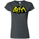 T-Shirts Charcoal / S Hello Batty Junior Slimmer-Fit T-Shirt