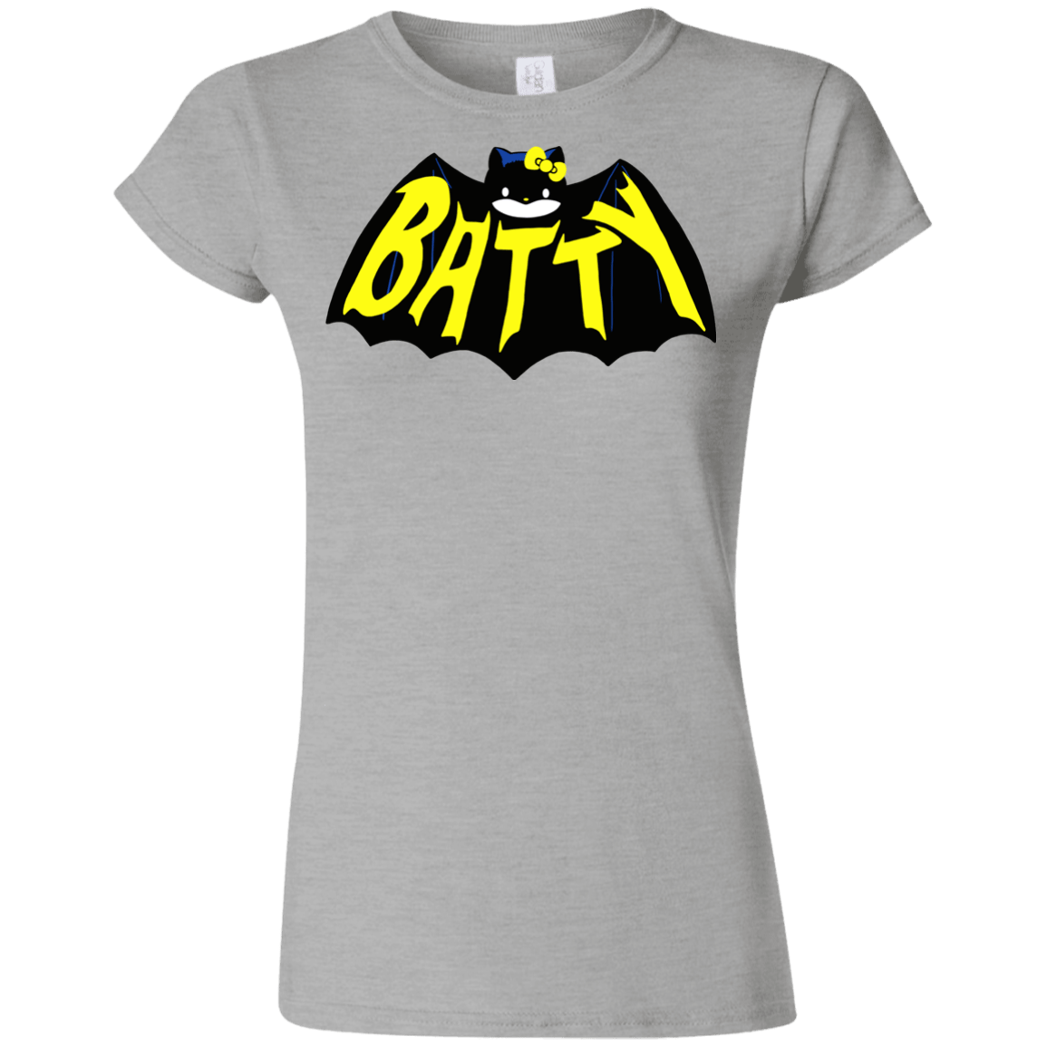 T-Shirts Sport Grey / S Hello Batty Junior Slimmer-Fit T-Shirt