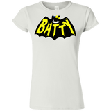 T-Shirts White / S Hello Batty Junior Slimmer-Fit T-Shirt